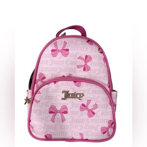 Juicy Couture Pink Bow Mini Backpack